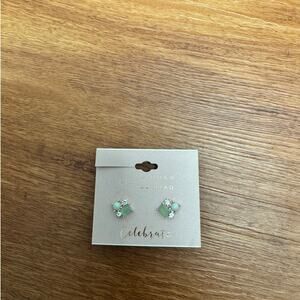 NWT! Lauren Conrad Rose Gold Seaglass Earrings